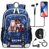 Bzdaisy раница с много джоба с USB зареждане и защита на лаптоп - приказен унизинг за деца тийнейджър