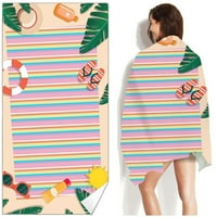 Плажна кърпа Gotyou с уникален дизайн, изключително голям, направен от полиестер за деца и възрастни