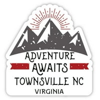 Townsville NC Virginia Souvenir Vinyl Decal Sticker Adventure очаква дизайн