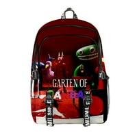 Garten of Banban Merch Cloth Backpack Multi Zipper Ученик с голям капацитет Училищна чанта Пътувай