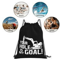 Вашата дупка гол за багаж от печатни торбички за теглене фитнес спорт пътуване с раница чанта за раница за мъже за мъже жени