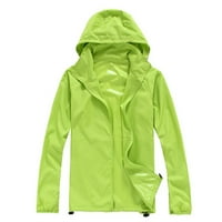Xinqinghao жени ветровитни якета палто плюс размер дълъг ръкав плисирано палто твърд цвят цип нагоре на открито палто зелено xs