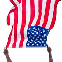 Tomshoo America Flag Polyester Flag на Съединените щати USA Stars Stripe 90x 3x5ft Outdoor Interior Decoration с Grommets