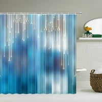 Цветна Pomantic душ завеса водоустойчива завеса за баня 3d печат полиестер плат с куки декорация на екрана за баня