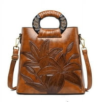 Cocopeaunt флорални луксозни чанти висококачествени жени чанти Женски чанти Дизайнерски модна чанта дами Pu Leather Crossbody Cally Canges