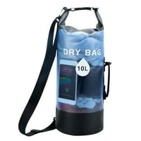 Външна спортна PVC водоустойчива чанта, плувна плажна чанта, туристическа чанта, плаваща водоустойчива чанта мокра и суха раница за раздяла идеален за плажен фитнес