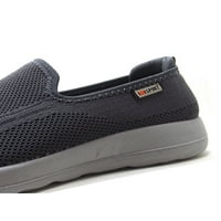 Lumento Mens Sneakers Slip on Flats Platform Walking Shoes Comfort Небрежно обувки Течаща дишаща мрежа Сиво-Мъже 8