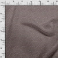 OneOone Cotton Poplin Dusty Brown Fabric Dot & Star Quilting Supplies Print Sheing Fabric край двора
