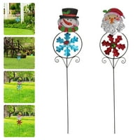 Xmas Garden Windmills Коледни тематични въртящи се празнични градински залози