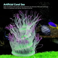 Пейзаж изкуствен аквариум Коралово море анемон, аквариум орнамент растение, водно растение за рибен аквариум