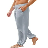 Мъжки еластични талии на панталони от мъжки панталони с леки ежедневни джогинг панталони