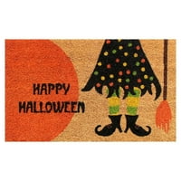 Cuoff Halloween Decor Doormat Happy Ations, Indoor Outdoor забавен килим за кухненски етаж Домашен декор Мултицвет