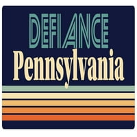 Defiance Pennsylvania Vinyl Decal Sticker Retro дизайн