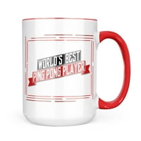 Neonblond Worlds Best Ping Pong Player Mug Gift for Coffee Lea Lovers