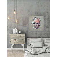 Marmont Hill Blooming Rose Skull Wall Art