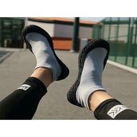 Daeful Unise Sock Shoes плета горни чорапи гмуркане плажна водна обувка фитнес леки ежедневни йога апартаменти светло сиво 10