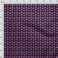 OneOone Velvet Purple Fabric Poker Card Sewing Craft Projects Fabric отпечатъци по двор
