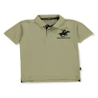 Beverly Hills Polo Club Boys Crest 'Polo риза - Khaki Black, -