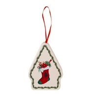 Коледна висяща орнамент за печат на тенекия Bo Christmas Season Детски подарък Bo Christmas Candy TIN