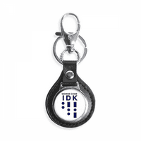 Код на морс знайте точкова експресия ключ за връзки верига пръстен на keyholder finder кука метал