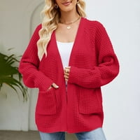 Дамски есенни дрехи Новата средна дължина на женския мода с пуловер с пуловер Женска мода на есента на клирънс