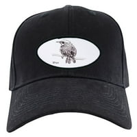 Cafepress - Little Brown Wren Black капачка с пластир - Бейзболна шапка, новост черна капачка