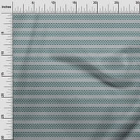 OneOone Cotton Poplin Dark Teal Blue Fabric Stripe & Chevron Geometric Craft Projects Декор от плат, отпечатан от двора широк