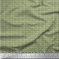 Soimoi памучен Poplin Fabric Triangle Малък печат Шиещ тъкан двор широк