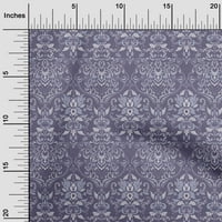 OneOone памучен памук сивкава лилава тъкан дамаска тъкан за шиене на отпечатана занаятчийска тъкан край двора