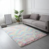 Sweetcandy пухкави спални килими рошав геометричен дизайн зона за килим за дневна домашен декор