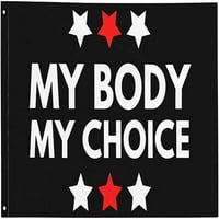 Cocopeaunt моето тяло, моят избор запази правата на аборт флаг ft жени права на силата феминизъм pro избор на матката знамена банер UV устойчива двойна страна за на закрито на открито