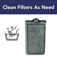 3W Ultra Silent in-Tank Filter с касети с безплатен активен въглероден филтър-2.8 1.5 6.3 Филтър за мощност на аквариума с водопад с воден поток от водопад-изработен от материали без BPA