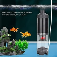 Филтър за аквариум за резервоар за риба за филтър за смяна на водата примеси и събиране на рибена отпадъци Свържете въздушна помпа за употреба