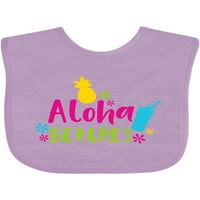 Мастически плажове Aloha, цветя, ананас, коктейл подарък бебе момче или момиченце