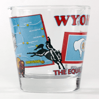 Уайоминг състоянието на равенството All-American Collection Shot Glass