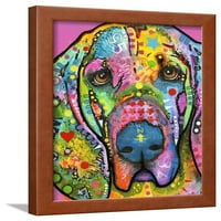 Bloodhound, животни рамкираха изкуство за печат на арт стена от Дийн Русо, продадено от Art.com