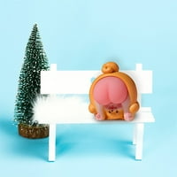 Meihuida сладък стискащ играчка стресира сензорна играчка забавна творческа карикатура фигура Animal Home Office Car Ornament