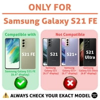 TalkingCase Slim Case, съвместим за Samsung Galaxy S Fe 5G, Bitcoin Crypto Print, лек, гъвкав, мек, САЩ