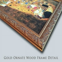 Изглед на Le Havre Gold Ornate Wood Framed Canvas Art by Monet, Claude