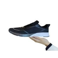 Мъжки маратонки Ferndule Дишащи дишащи обувки Фитнес тренировка Атлетични обувки Леки спортни апартаменти Университет Небрежна маратонка Комфортно износване на черно 5