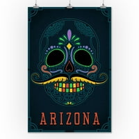 Аризона - Захарен череп с мустаци - произведение на фенерния пресата