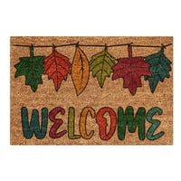 Деня на благодарността Начална есенна врата на вратата на вратата за килим под декорация