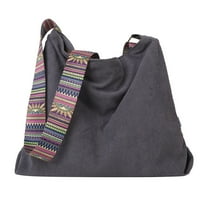 Corduroy Tote чанта с цип ежедневни чанти за рамо на бохо за жени тотагбисти с джобове за работно училище пазаруване за пътуване употреба