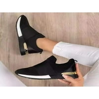 Woodlow Women Slip-On Fashion Sneakers Дишащи обувки за джогинг Удобни ежедневни обувки US Size 4,5-11.5