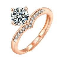 Бижута за жени, нов Moissanite Diamond Ring Отворен пръстен ， Отворен размер на размера на пръстена за разхлабени пръстени, сделки, продажби, отстъпка, клирънс, спестявания