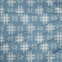 oneoone polyester lycra тъкан проверка kasuri decor fabric printed bty wide