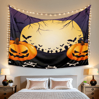 Хелоуин гоблен, стенна висящ гоблен, за детска спалня за спалня,231