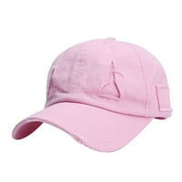 Dadaria Sun Hats for Women New Cowboy Printing Sun Protection All-Match Baseball Cap Горещо розово, жени