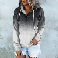 Daznico Pullover Sweatshirts за тийнейджърки момичета с дълги ръкави графични качулки за жени зима