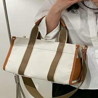 Cocopeaunts тотални чанти Платно работна чанта за рамо жени модерна чанта за ежедневни кръстосани чанти за работно пътуване